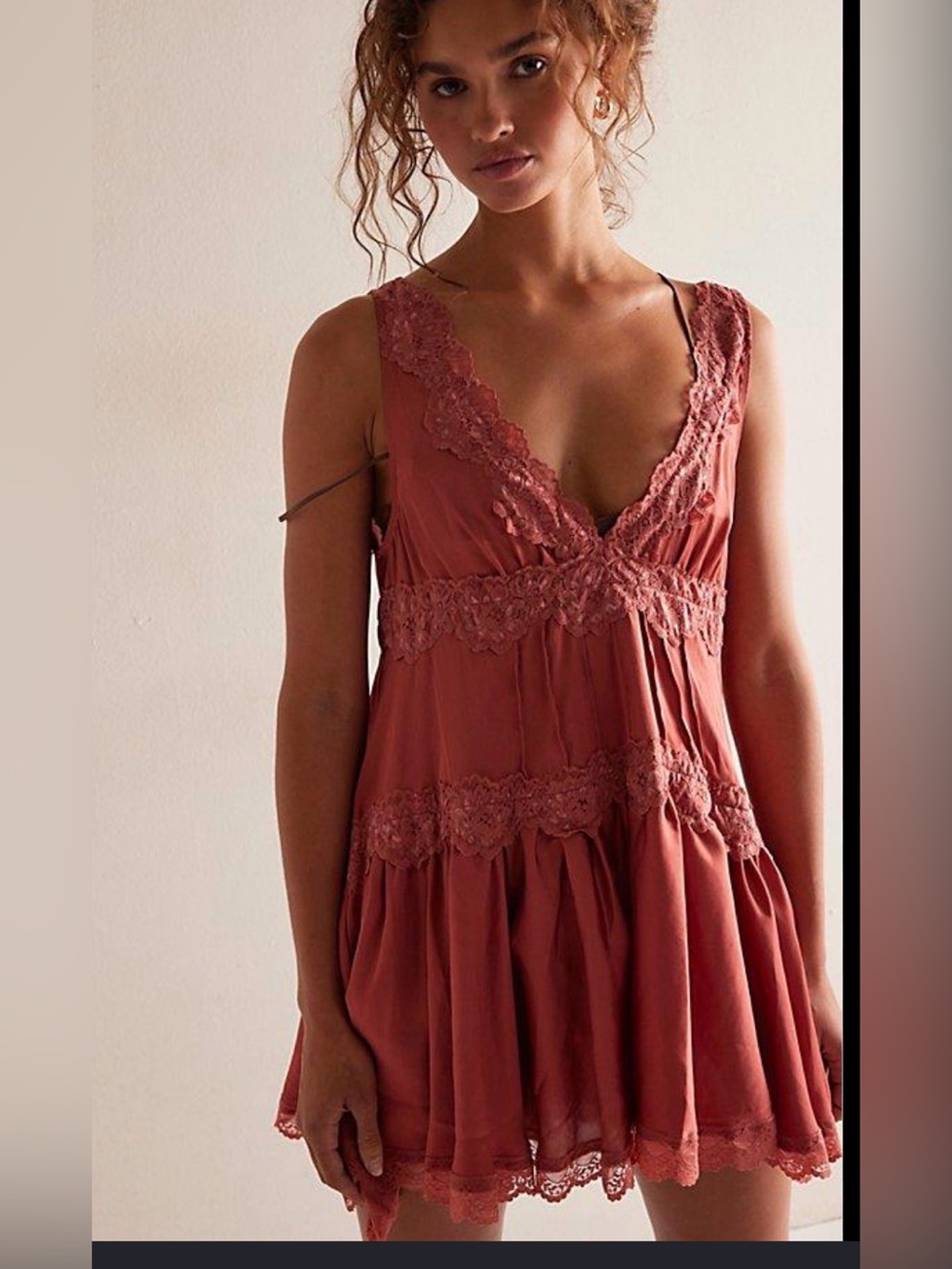 In This Groove Mini Slip Dress